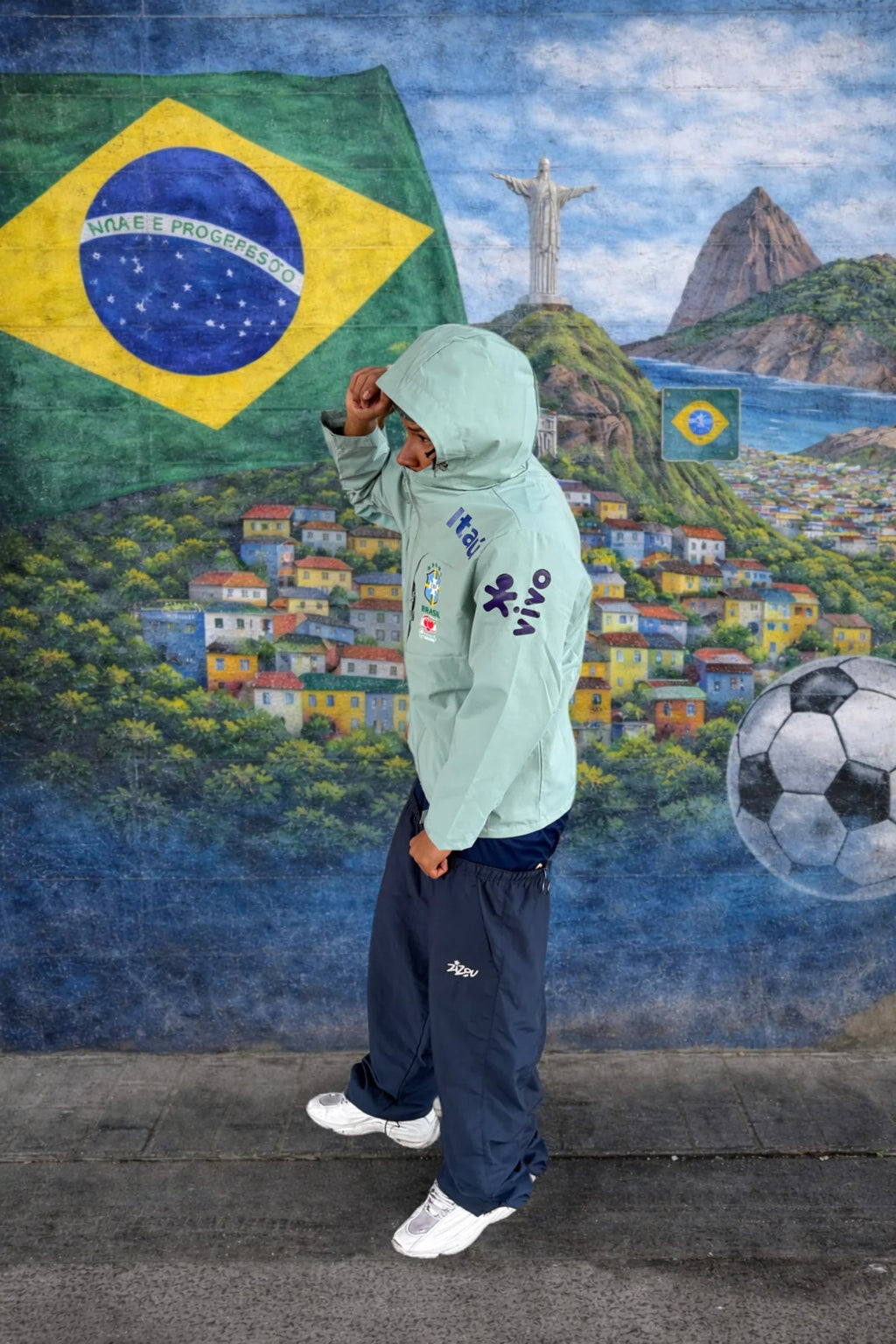 Veste Brésil - Bleu